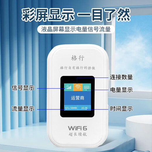 Tienda insignia oficial de Gexing portátil wifi6 tres redes universal 4000 mAh tarjeta de red inalámbrica portátil para automóvil enrutador cpe sin tarjeta tráfico no ilimitado modelo 2025 modelo de actualización de 4000 mAh cable de datos gratis + tráfico para consulta