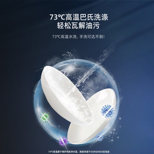 GORGENOX German gorgenox desktop dishwasher 4 sets fully automatic hot air drying active oxygen sterilization small installation-free countertop dishwasher D30 upgraded version upgraded self-absorbing D30A first-level washing and drying + maternal and infant fruit and vegetable washing