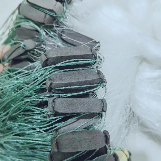 White silk three-layer sunken fish net sticky net green silk net 100 meters fishing net crucian carp fishing hanging net reservoir net silver carp 3 meters high 7 fingers white silk three-layer sunken net 50 meters long