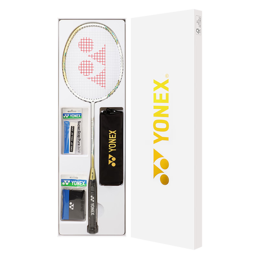 Yonex Tianx Astrox 9900A Badminton Racket Fibra de carbono de alto valor Ultra-Light and Diftute-Hard Limited Platinum Box 5U/G5 United BG65