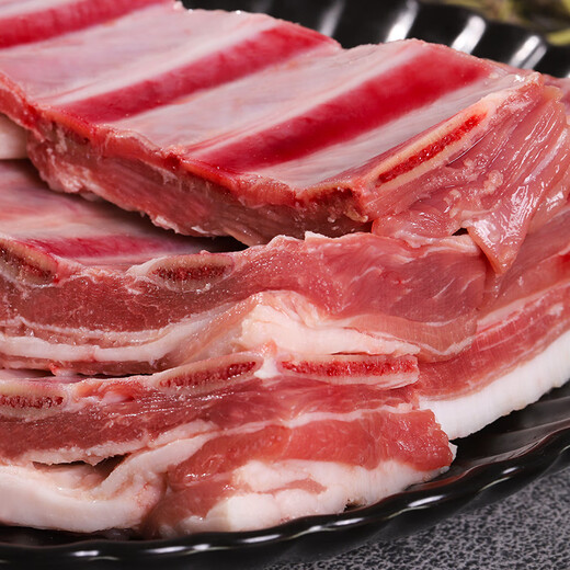 Xianjing picked Ningxia Yanchitan sheep, lamb short ribs net weight 2Jin Jin is equal to 0.5kg, lamb chop strips, raw lamb cut, fresh barbecue stew