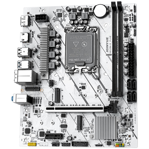 
Jingyue H610/B760 motherboard 1700-pin CPU set DDR4 memory desktop computer gaming motherboard Core i3 12100F/i5 12400F Jingyue H610M D PLUS motherboard Core i3 12100F chip