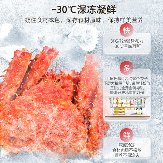 Toshiba (TOSHIBA) high capacity fully embedded 520L French multi-door refrigerator dual system dual cycle ultra-thin embedded glass panel freshness household frequency conversion GR-RF536WI-PG1D4 national subsidy