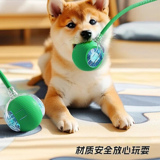 Hanhan Paradise Dog Toy Bite-Resistant Ball Automatic Dog-Amusing Artifact Self-Happiness Relief Pet Electric Puppy Intelligent Elastic Dog Walking Ball