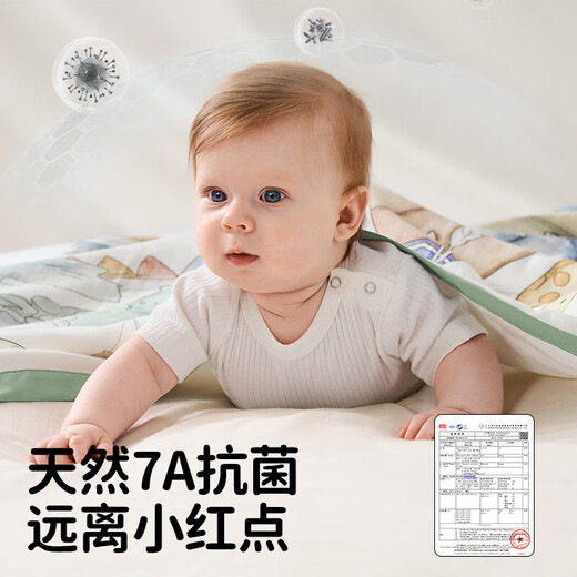 European pregnancy baby blanket baby bamboo cotton gauze summer cool quilt newborn quilt kindergarten all-season air-conditioned quilt forest party four layers of bamboo cotton suitable for 20-28