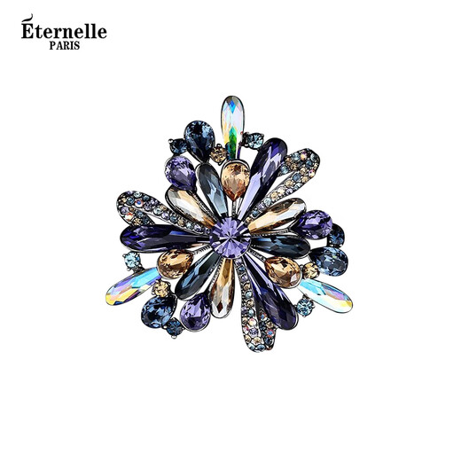 Eternelle French eternal original design brooch, high-end temperament, autumn and winter accessories, collar pin, corsage, birthday gift for girls