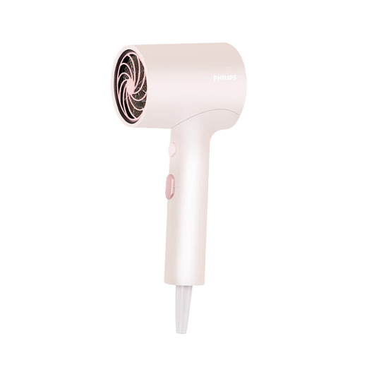 Philips hair dryer, household high-power hair dryer, negative ion hair care, fashionable, compact and portable, birthday gift for girlfriend, pink gold tube BHD321/55