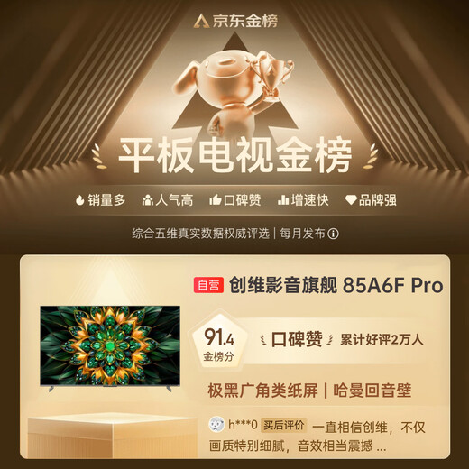 Skyworth TV 75A6F Pro 75-inch smart flat-panel TV 2304 partition QD-Mini LED echo wall LCD game 75-inch state subsidy 20% A6E+