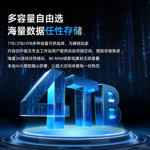 ZhiTai Yangtze Storage 2TB SSD solid state drive NVMe M.2 interface TiPro9000 series (PCIe 5.0 product) comes with a radiator