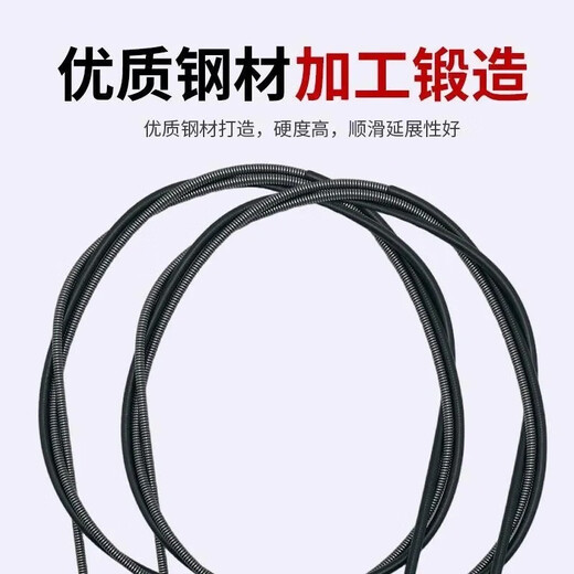 Robot automatic welding wire feed tube inner tube submerged arc welding wire feed tube bare spring inner spring thickened and lengthened steel wire spring tube Prince please place an order 3 meters wire spring outer diameter 5mm * inner diameter 2.5mm