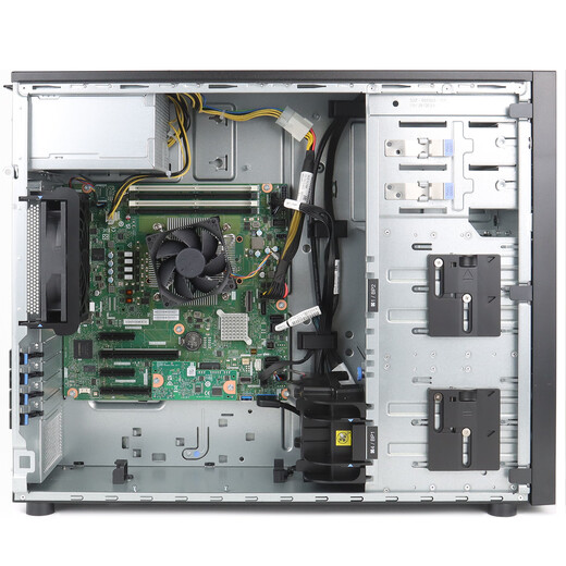 Lenovo (Lenovo) Thinksystem ST258 v3 serveur tour 4U de classe entreprise hôte Xeon E-2488 huit cœurs 3,2-5,6 GHz 64 Go de mémoire 丨2 1,92 T SSD de classe entreprise 丨 RAID1