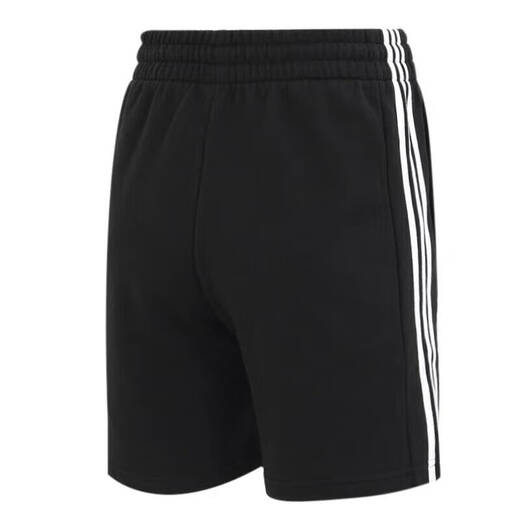 阿迪达斯 （adidas）针织纯棉宽松透气休闲裤男裤新款跑步健身训练运动裤五分裤短裤 IC9435/有抽绳，刺绣logo L 180/86A  建议150-170斤