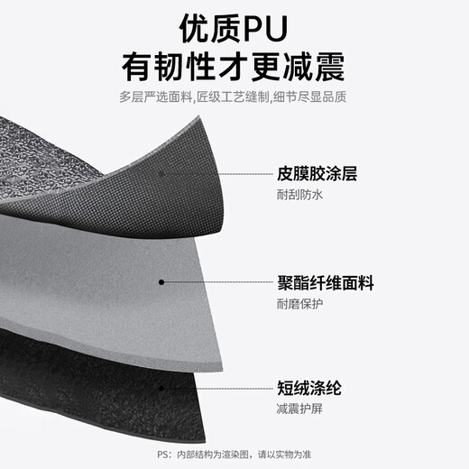 毕亚兹适用DJI大疆pocket3收纳包保护套便携手提配件旅行中包硬壳防摔抗压防溅水灰色 XJ18