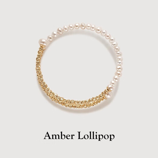 Amber Lollipop Wang Yuwen's same baroque pearl bracelet women's bracelet chain anniversary birthday gift for girlfriend and wife