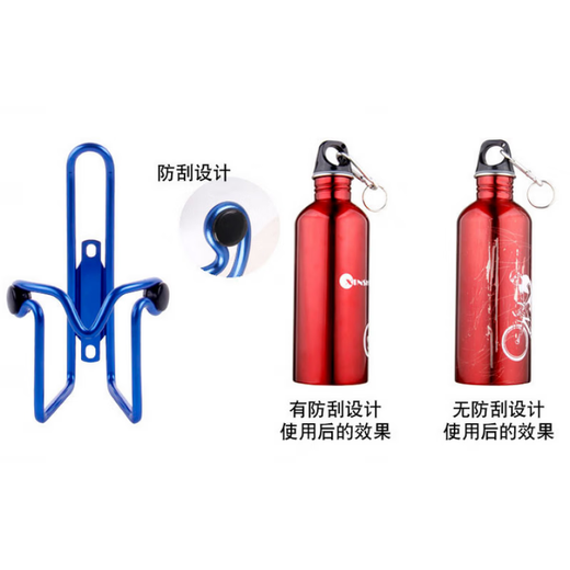 Shantou Lincun Bicycle Water Bottle Rack Mountain Bike Road Bike Ultra-Light Aluminum Alloy Quick Release Water Bottle Rack Cycling Equipment Cycling Accessories Aluminum Alloy Style - Red Comes with Screw Tools