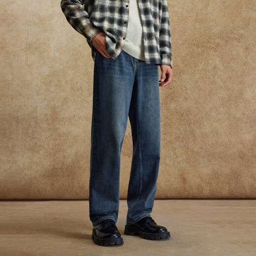 JACK&JONES boys' 2025 autumn jeans trendy fashion silhouette pants daily versatile trousers 225332109