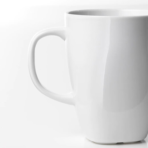 IKEA (IKEA) VARDERA water cup coffee cup ceramic mug large capacity cup office large cup white 30 cl other