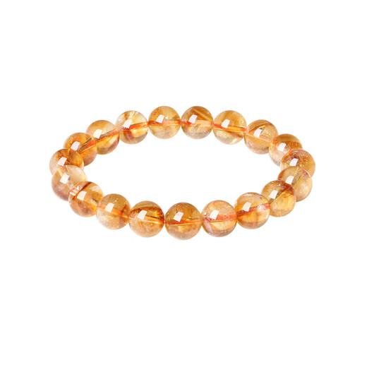 Chow Tai Sang Citrine Amethyst Bracelet Super Seven Agate Green Ghost Bracelet Lucky and Blessing Birthday Gift for Girlfriend