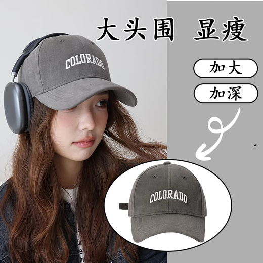 COLO peaked cap for men and women, outdoor casual face-showing small visor hat, Korean style trendy baseball cap, khaki color