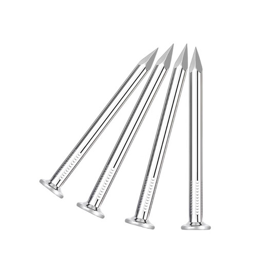 Qianspeed wheel special cement nails steel nails round nails iron nails small foreign nails carpentry nails wall nails concrete photo frame hanging picture nails white zinc 30mm (about 220 pieces/pack)