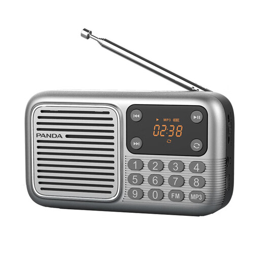 Panda (PANDA) radio for the elderly, new multi-functional rechargeable broadcast semiconductor for the elderly, portable card speaker, small storytelling machine, listening book and opera player S3, standard configuration + charging head