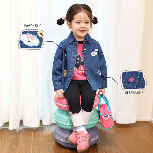 LUSON Little O Dad Baby Girl Baby Girl Shirt Long Sleeve 2025 Autumn New Style Baby Plaid Style Lapel Jacket Yellow Plaid Ready Stock 73