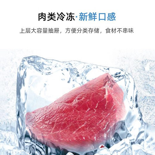 CHIGO double-door refrigerator 80 liters two-door mini dormitory rental small apartment household refrigerated freezer small refrigerator energy-saving freshness and low noise BCD-80A138D trade-in