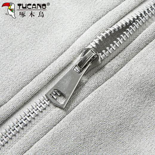 Woodpecker (TUCANO) coat men's autumn and winter jacket men's suede loose retro workwear casual tops men's sky gray XL