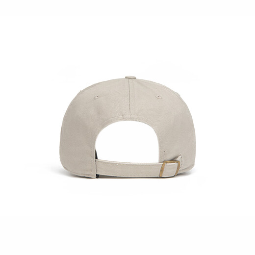 NEW ERA trendy hat MLB small label embroidered baseball cap NY Yankees washed old sun visor hat for men and women beige S OFM