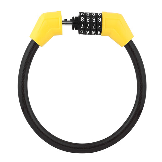 Auburn password lock steel cable car lock bicycle lock mountain bike lock bicycle lock anti-theft bicycle lock 1340 yellow