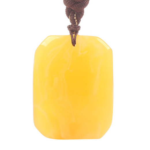 DL 1998 Fett Donglai Quality Beeswax Sorgenmarke Tianguangxu Tianlan Amber Beeswax Sorge Marke Anhänger Männer und Frauen F3590