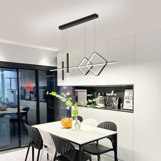 NVC living room lamp, bedroom lamp, restaurant lighting, smart adjustable chandelier, LED mainless lamp, Nordic creative lamps 2025, Yihei 33W smart RA95 dining chandelier