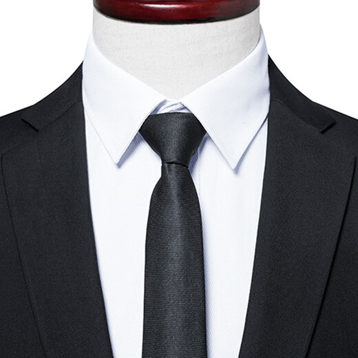 Playboy Suit Men's Summer Teenage Slim Small Suit Professional Formal Groomsman Clothing Wedding and Adult Ceremony Black 2-button Suit Top+Pants+Shirt+Vest L