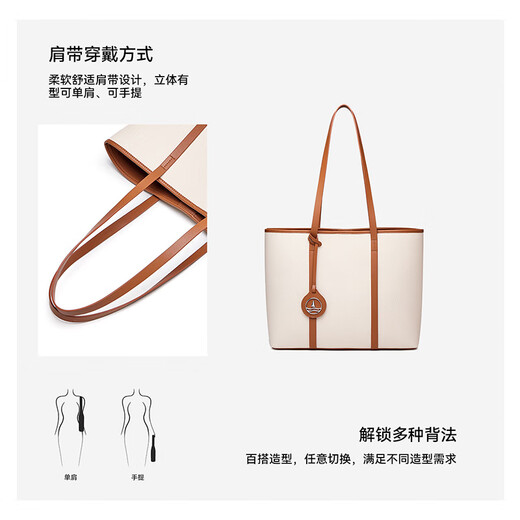 Navikel bolso de navegación pequeño italiano bolso de mano para mujer 25 nuevo estilo bolso de piel de vaca bolso de moda de gran capacidad blanco roto