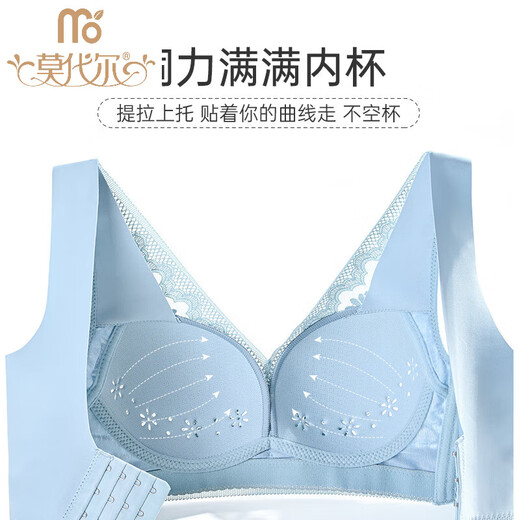 Bra modal sans anneaux en acier femmes d'âge moyen de l'âge mince vestige arrière