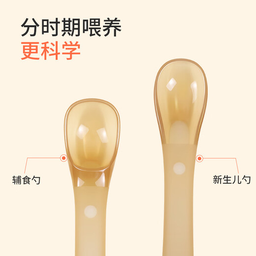 Mdug Silicone Soft cuillon nouveau-né cuillère supplémentaire cuillère en silicone cuillère nouveau-née bébé alimentation alimentaire supplémentaire cuillère à tête douce cuillère [cuillère à tête en silicone Super-née Silicone Silicone] [NOUVELLE-NÉ + ALIMENTATION SUPPLÉMENTAIRE] Ensemble en deux pièces + boîte de rangement en boîte