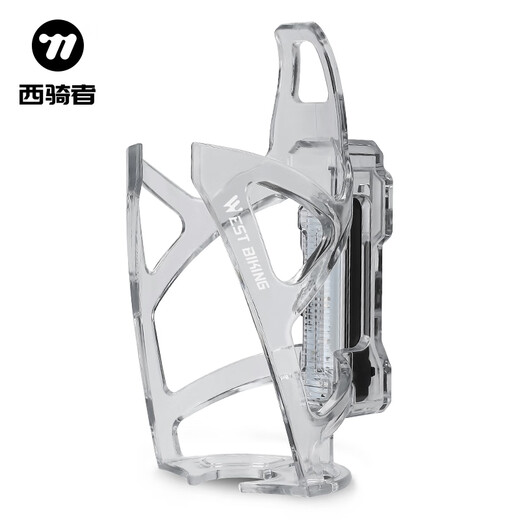 West Rider bicycle water bottle holder with light water cup holder tail light road mountain bike water bottle holder night riding safety warning equipment
