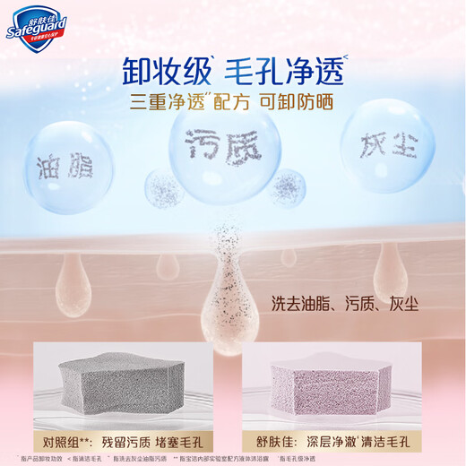 Safeguard's new cleansing shower gel Millennium Rose Fragrance 570g contains panthenol fruit acid, moisturizing and long-lasting fragrance, the same style as Wang Chuqin