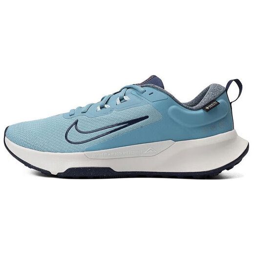 Nike (NIKE) chaussures pour hommes 2025 nouvelles chaussures de sport Juniper Trail GORE-TEX chaussures de course de fond HM9734-402 bleu/tissu GTX 45