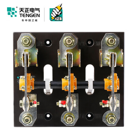Tianzheng HD13BX-400/31 isolation knife switch 3P three-phase HD HD13BX-400A/41 rubber plate 4P rotating operation belt