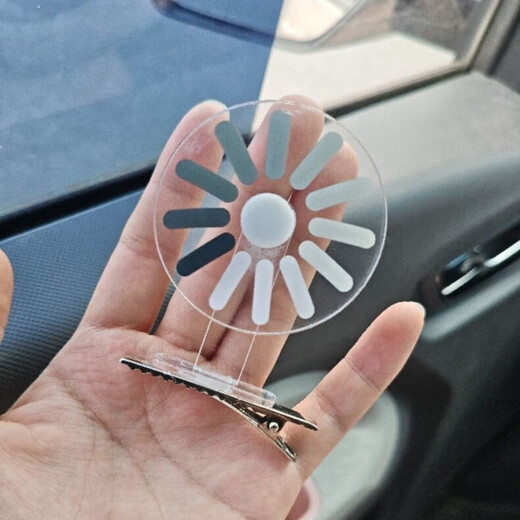 Yusheng's new downtime brain loaded hairpin pixel style rotatable hairpin broken hair side clip funny high-value hair accessories downtime hairpin 1 pack