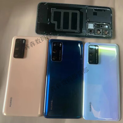 Suitable for Huawei p40p40pro back cover original glass disassembly original assembly original p40pro black disassembly 90 new