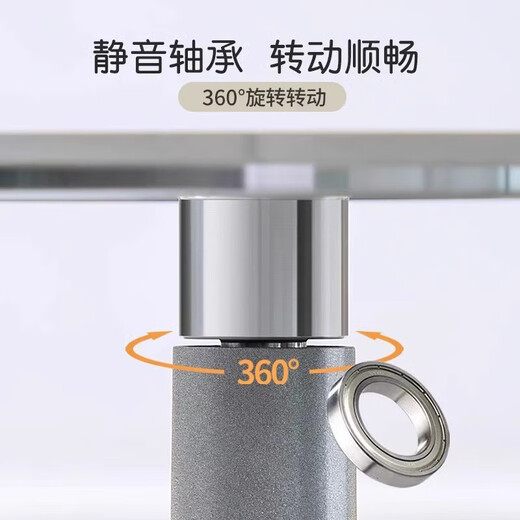 LISM German Precision Cake Turntable Decoration Table Baking Aluminum Alloy Trolley Rotating Plaster Household Commercial Decoration Turntable 11-inch Beginner Wheat Straw Decoration Table Stable and non-shaking + Silicone anti-slip + Silent double bearings