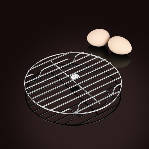 Haiweideng 316 stainless steel steaming rack thickened steamer rack household rice cooker steaming tray steaming grid steamed buns rack steaming fish grate 2cm high short-foot model small size 18cm