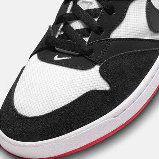 Nike NIKE men's and women's classic casual shoes SB ALLEYOOP New Year's red sneakers CJ0882-102 white and black 43
