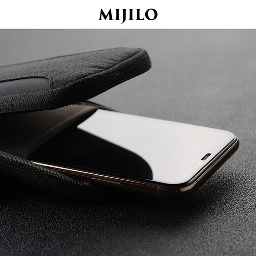 MIJILO running arm bag men's sports equipment mobile phone bag arm mobile phone bag arm bag arm sleeve wrist bag black