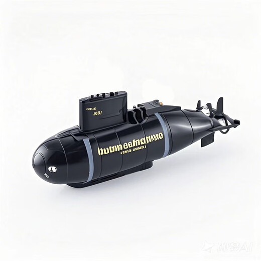 儿童遥控潜水艇小型核潜艇玩具电动迷你充电玩具船鱼缸船模型防水 不能潜水蓝色鲨鱼