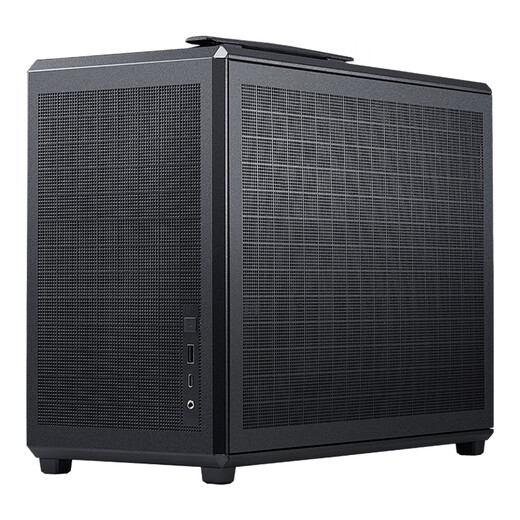 SAMA Fun 3 Type-C Black Desktop Portable Matx Small Case Four-Side Mesh/5 Fan Positions/160mm Cooling/350mm Graphics Card/ATX Power Supply