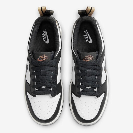 Nike (NIKE) Basketballschuhe Damenschuhe AirJordanaj1 Sneakers Frühling Low-Top atmungsaktiv lässig leichte Sportschuhe Trendy DH9764-001/Schwarz und Weiß Rot Panda 38,5