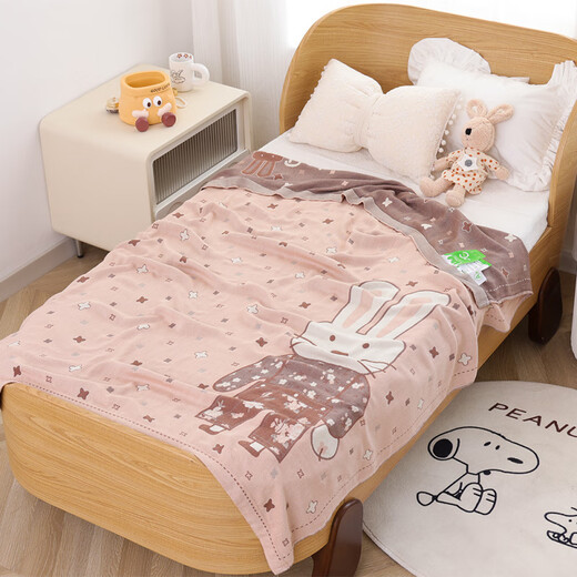 Pick-up Cat Newborn Children's Gauze Bamboo Fiber Cooling Blanket Thin Baby Cover Blanket Ice Silk Cooling Baby Towel Quilt Nap Blanket Xiaolu Class A Cooling Blanket
